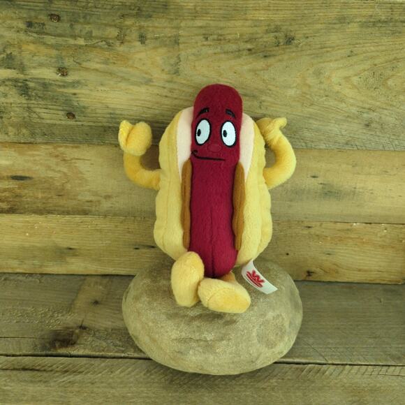 Wienerschnitzel Stuffed Plush Frankfurter Chili Hotdog in Bun The Delicious One - Picture 1 of 8